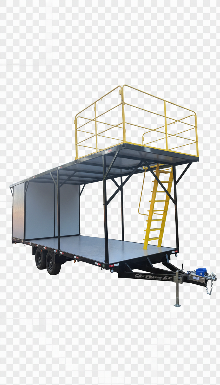 CARRETA REBOQUE PARA DRONES AGRICOLA - Imagem 5